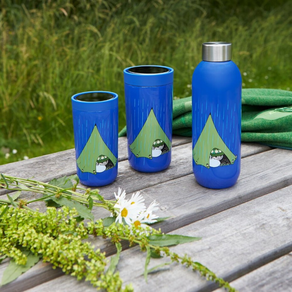 Termohrnek TO GO CLICK MOOMIN CAMPING 200 ml, modrá, Stelton - main (3)