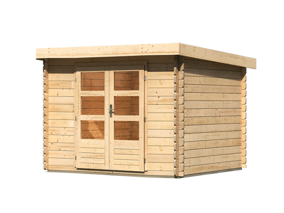 Dřevěný domek KARIBU BASTRUP 3 (73285) natur LG2835 - main (0)