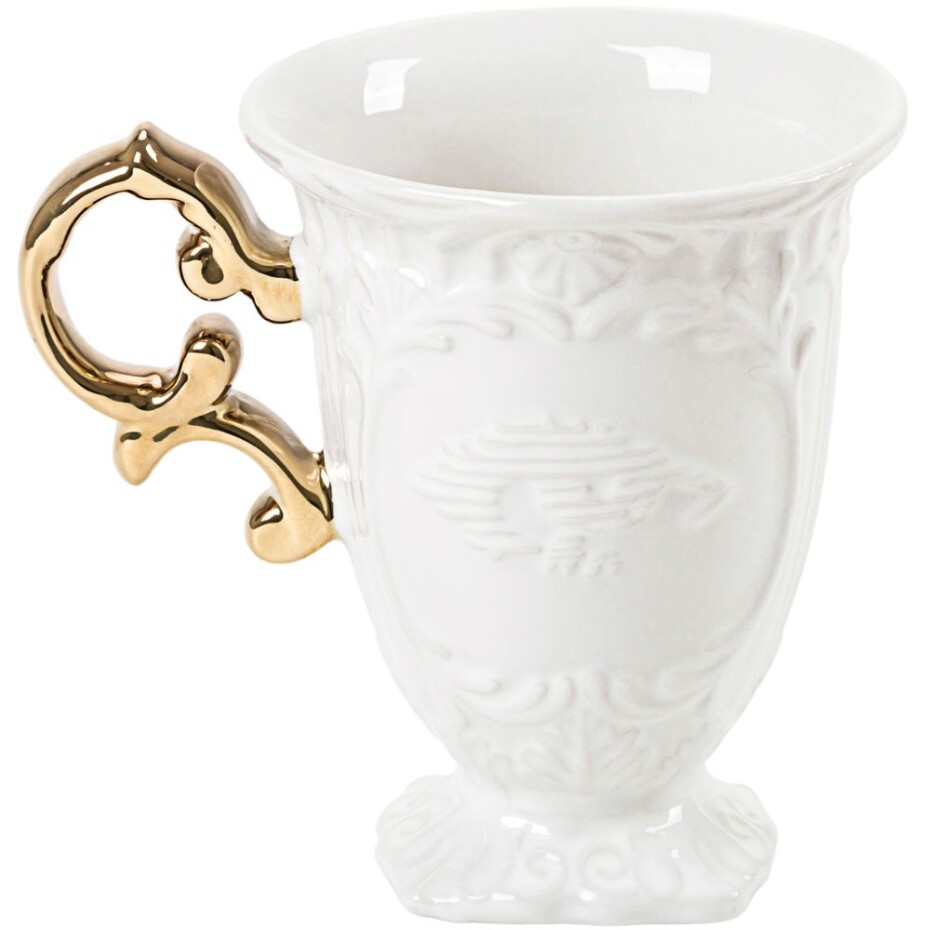 Hrnek I-WARES 11,5 cm, zlatá, Seletti - main (1)