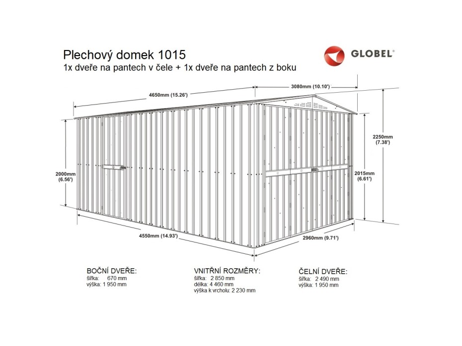 Domek GLOBEL 1015 ANTRACIT LG2530 - main (3)