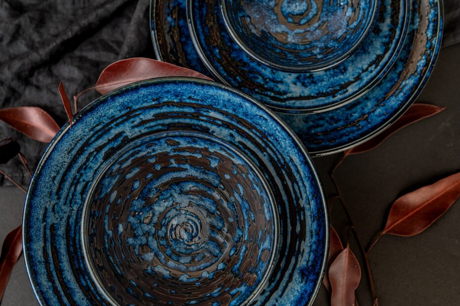 Podšálek COPPER SWIRL 13,5 cm, MIJ - main (3)