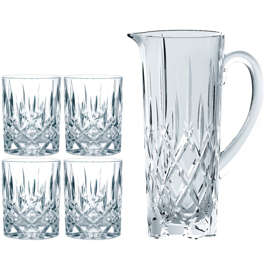 Sklenice na vodu NOBLESSE 330 ml, sada 4 ks, s džbánem, sklo, Nachtmann - main (0)