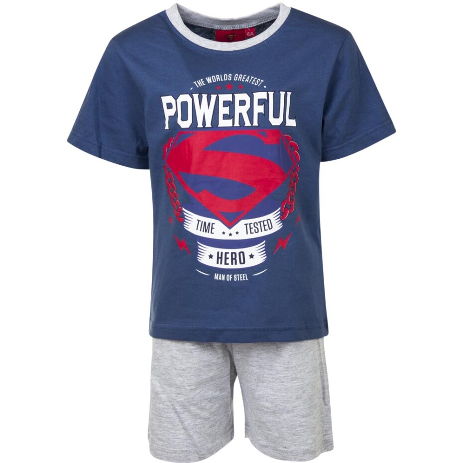 superman-licence Chlapecké pyžamo Superman ER2165, vel. 98-128 Barva: Modrá, Velikost: 98 - main (0)