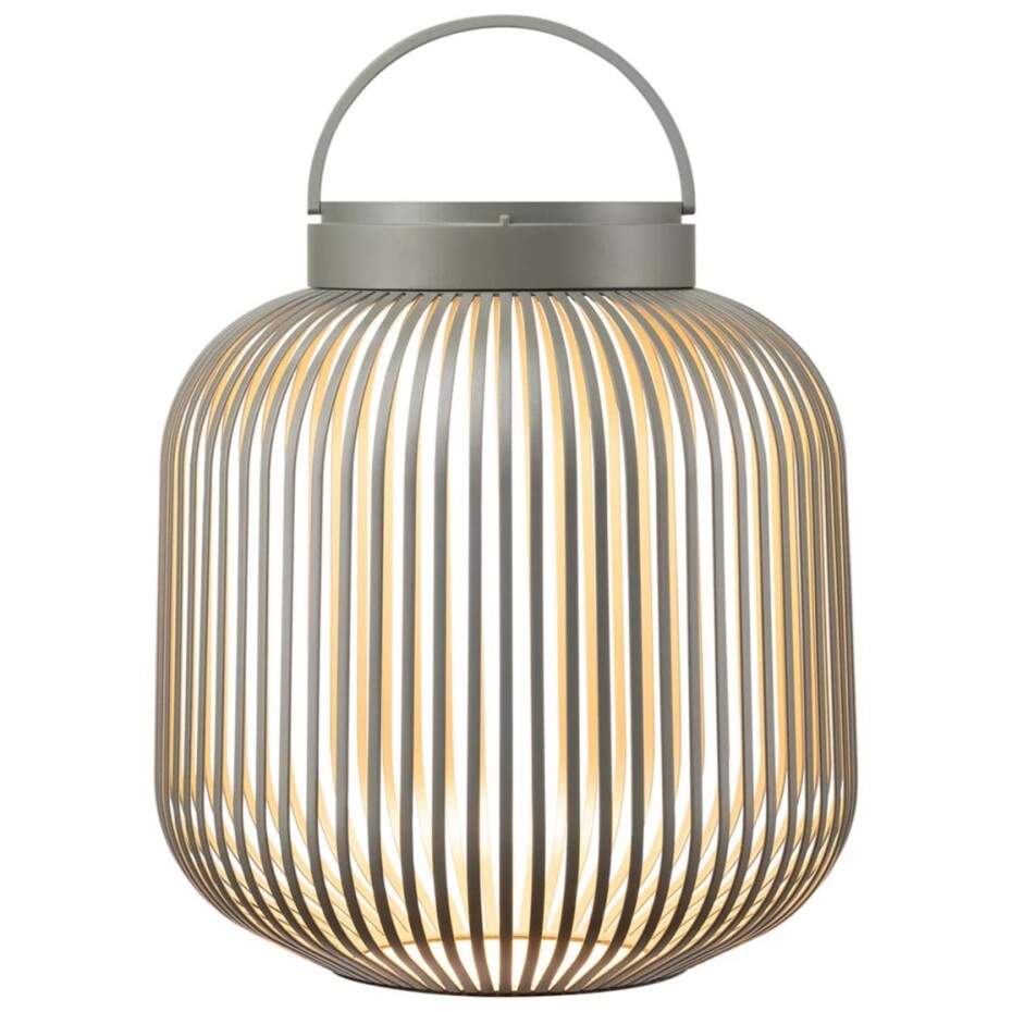 Přenosná stolní lampa LITO M 30,5 cm, LED, granitově šedá, ocel, Blomus - main (5)