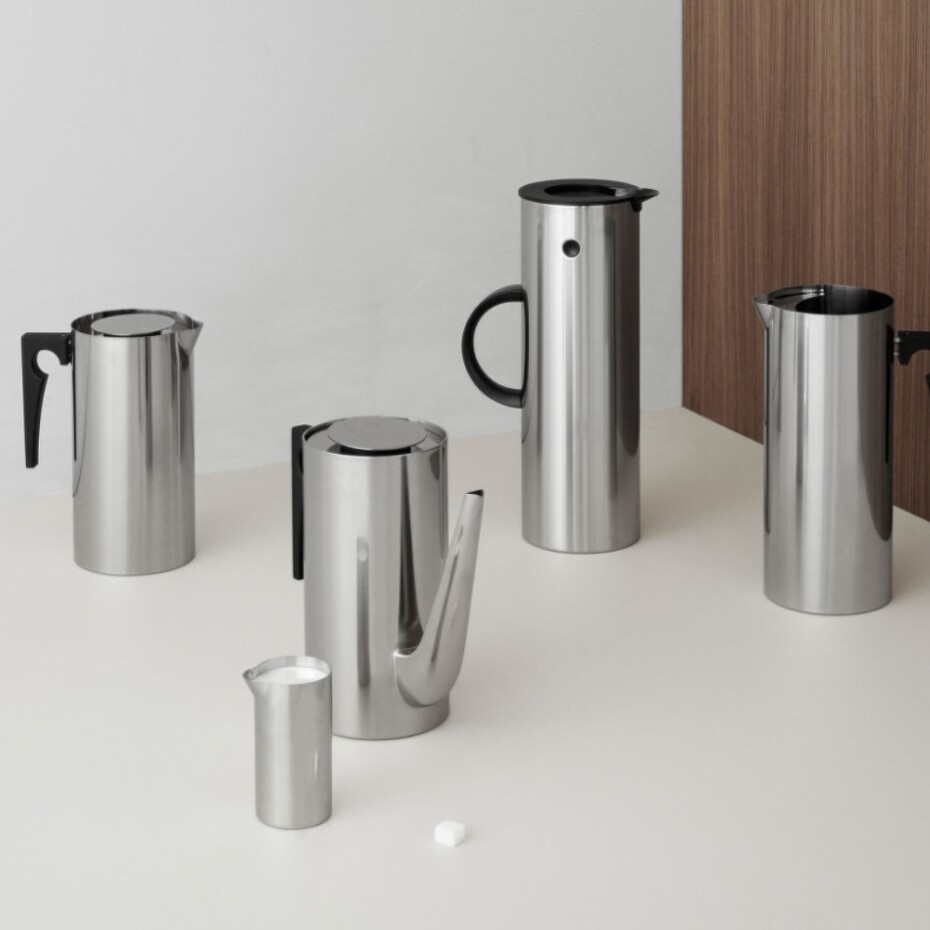 Konvička na mléko ARNE JACOBSEN 150 ml, stříbrná, Stelton - main (1)
