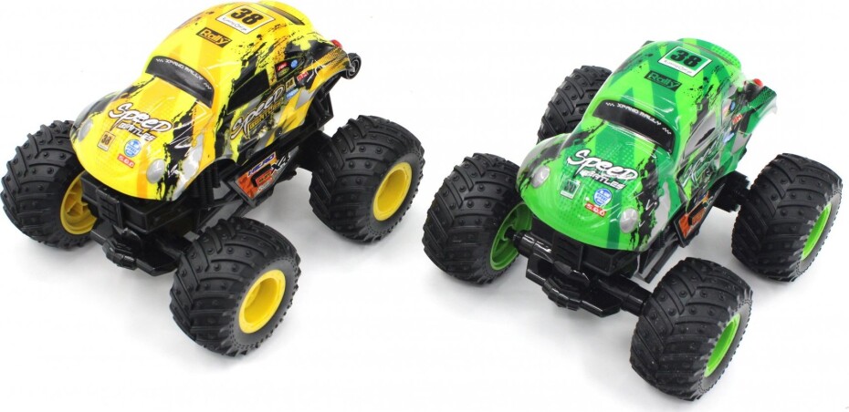 Auto s efekty žluté, zelené 19 cm - main (0)