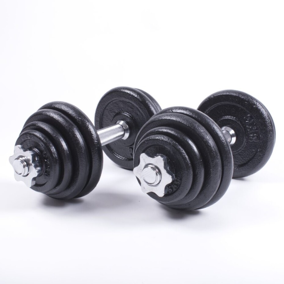 Set jednoručních nakládacích činek 2x15 kg Sportago Fader 30mm - main (2)