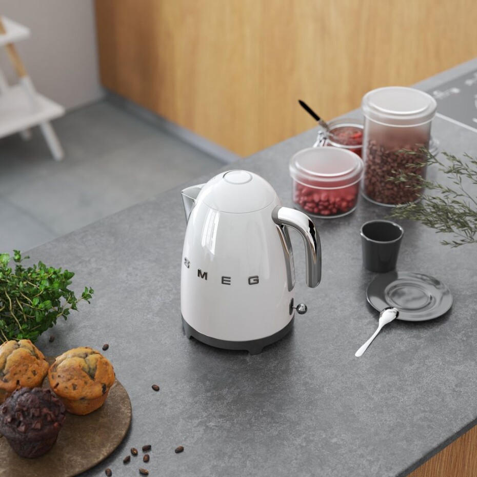 Rychlovarná konvice KLF03WHEU 1,7 l, bílá, SMEG - main (3)