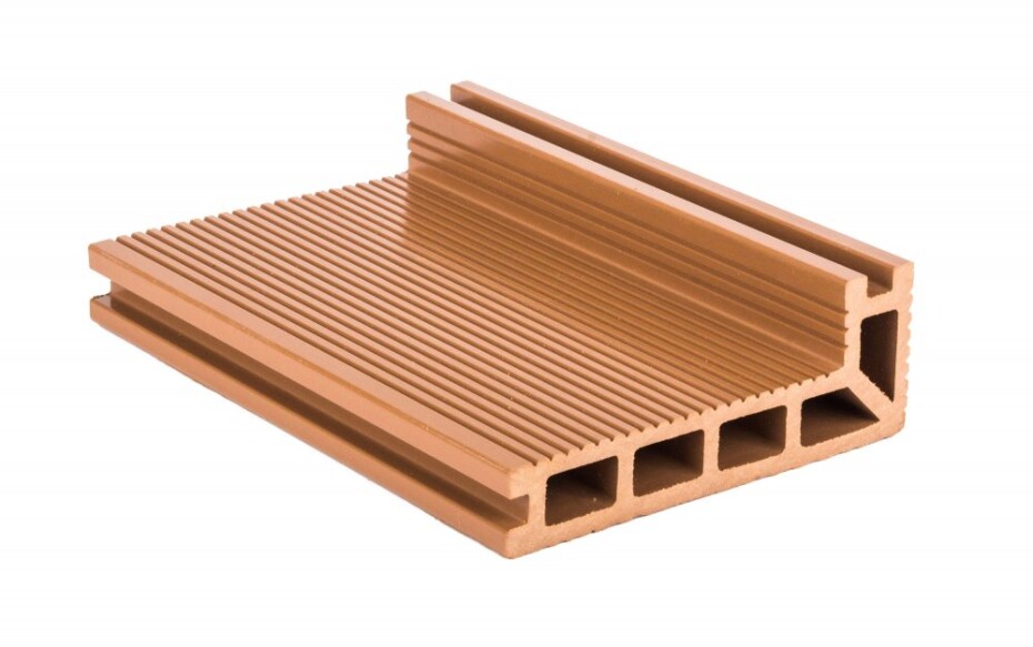 G21 Terasové prkno G21 zakončovací, 2,5 x 14,8 x 400 cm, Light Wood, WPC G21-6391047 - main (1)