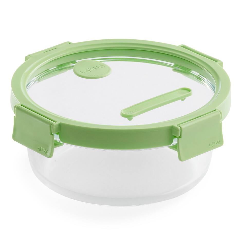 Box na potraviny 950 ml, kulatý, sklo, Lékué - main (0)