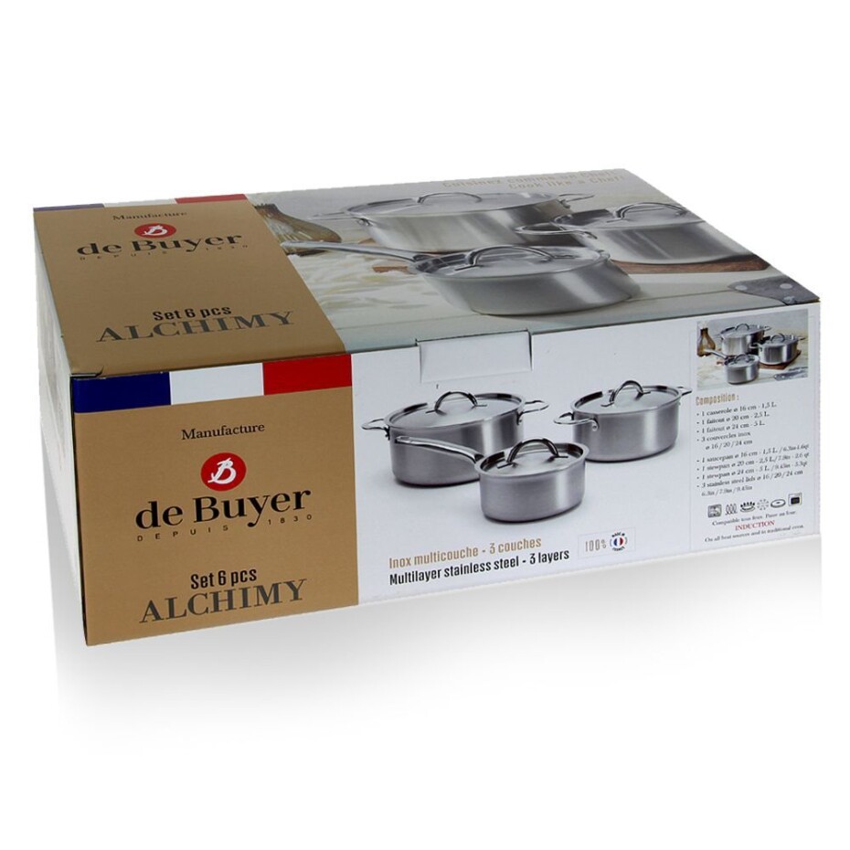 Sada hrnců ALCHIMY, sada 6 ks, de Buyer - main (6)