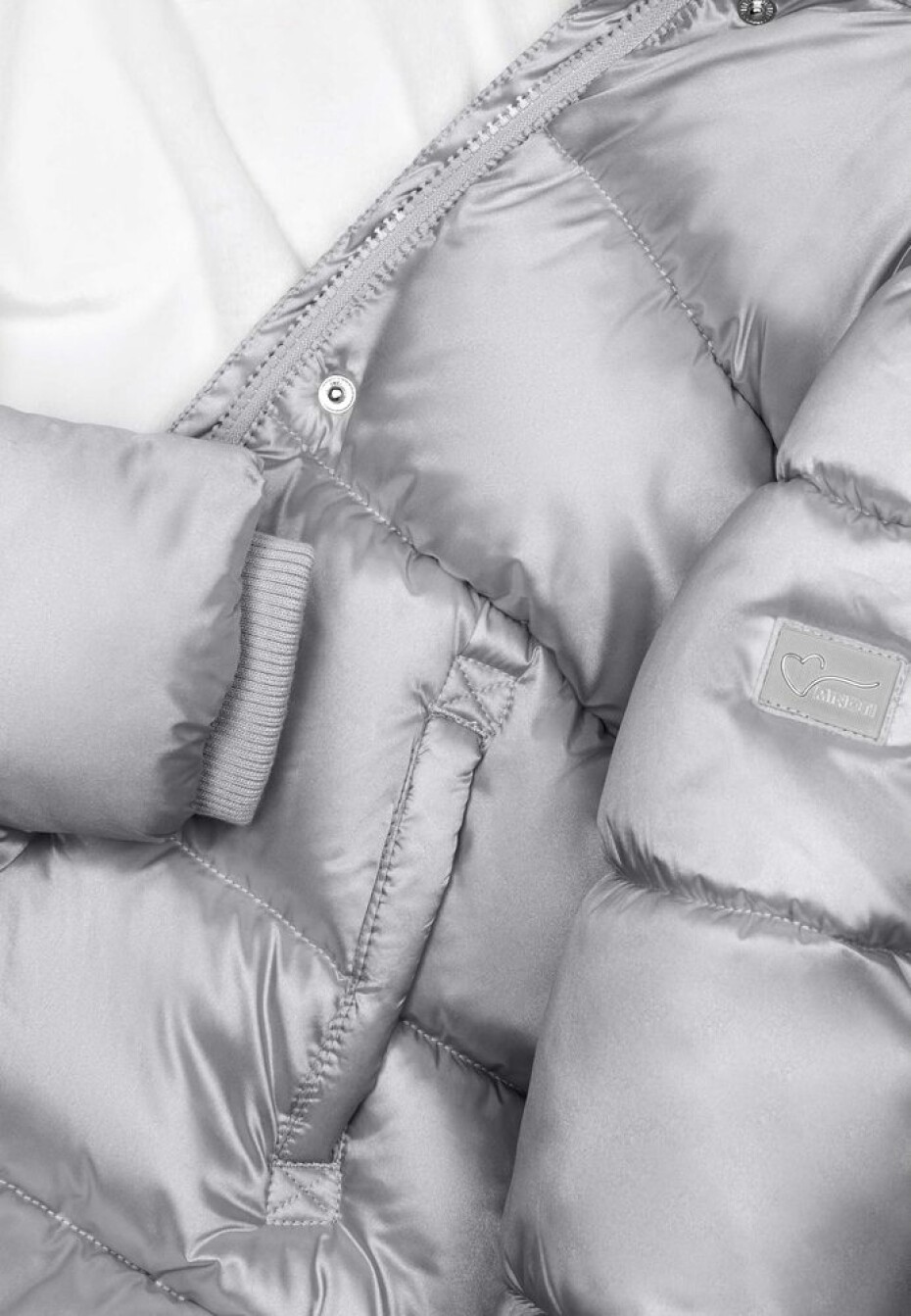 Kabát dívčí nylonový Puffa podšitý microfleecem, Minoti, 12COAT 3, holka - 98/104 | 3/4let - main (2)