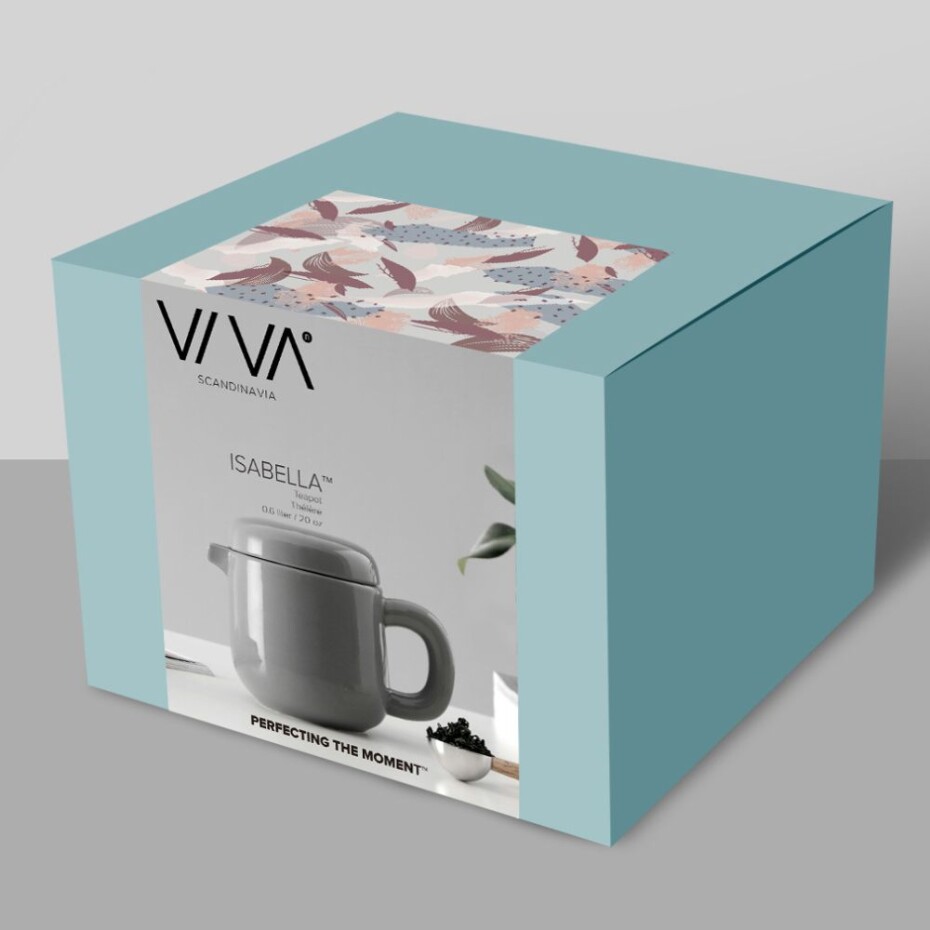 Čajová konvice ISABELLA 600 ml, šedá, Viva Scandinavia - main (13)