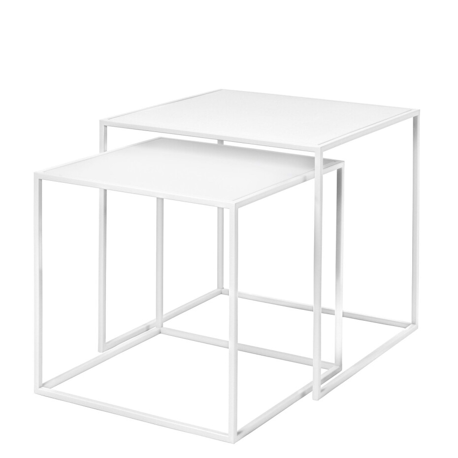Konferenční stolek FERA, sada 2 ks, bílá, Blomus - main (0)
