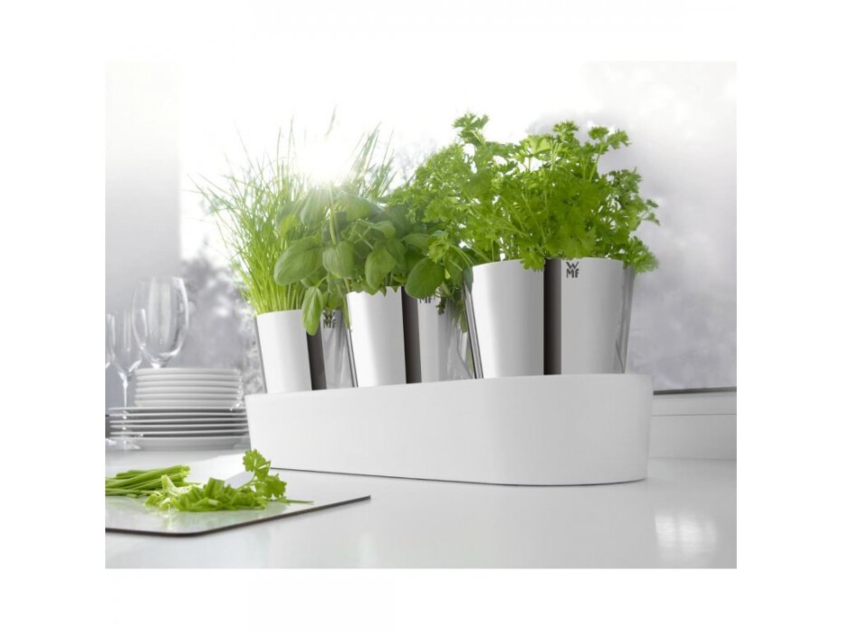 Samozavlažovací květináč GOURMET, sada 3 ks, Bylinková zahrádka, WMF - main (4)