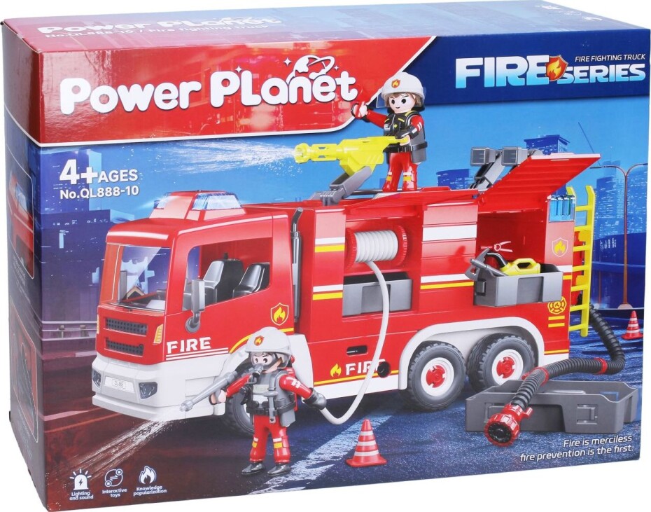 Hasičské auto stavebnice 31cm - main (0)