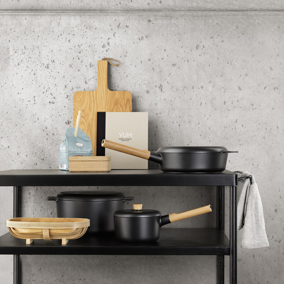 Pánev NORDIC KITCHEN 24 cm, s dřevěnou rukojetí, Eva Solo - main (5)