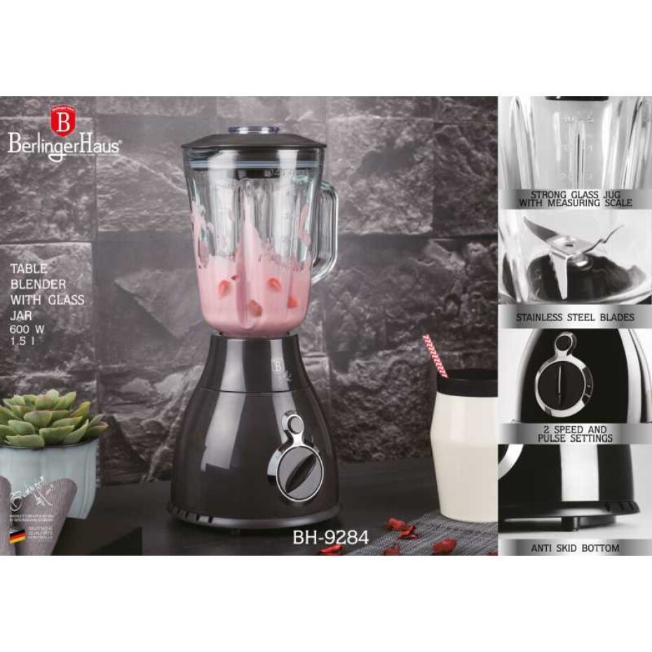 BERLINGERHAUS Mixér stolní 1,5 l Carbon PRO Line BH-9284 - main (7)