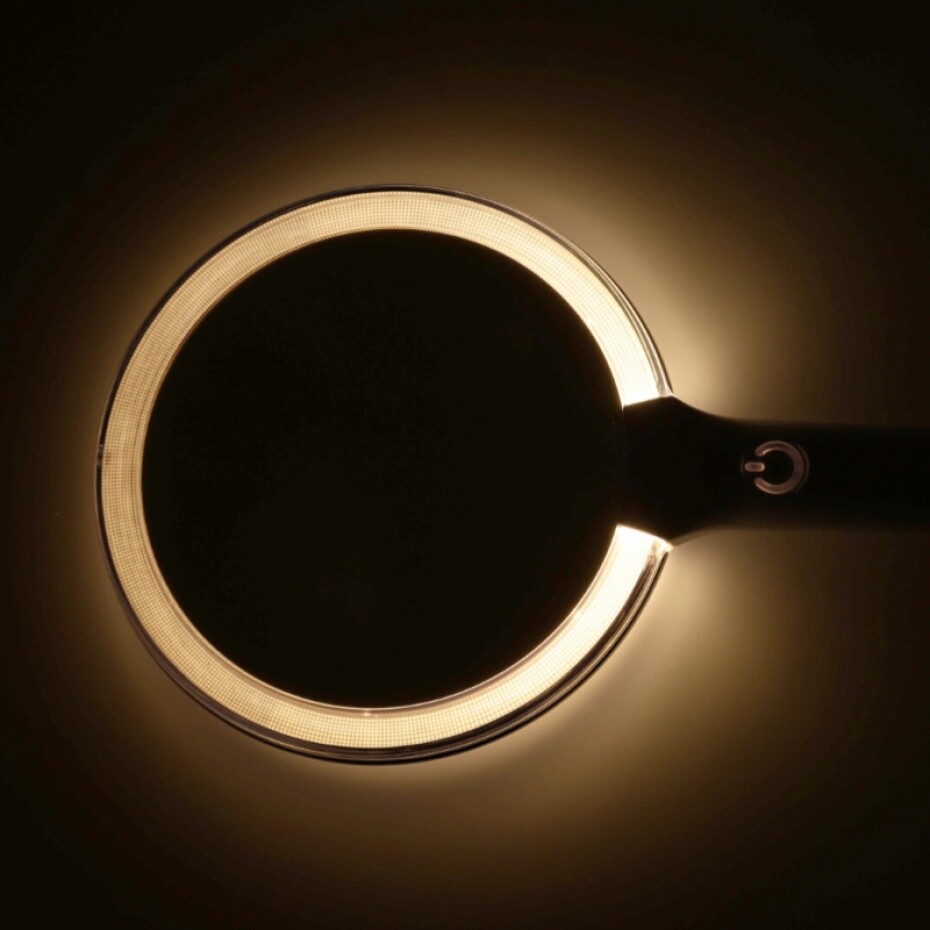EXCELLENT Kosmetické zrcátko s LED osvětlením a organizérem 18 x 34,5 cm KO-170488360 - main (3)