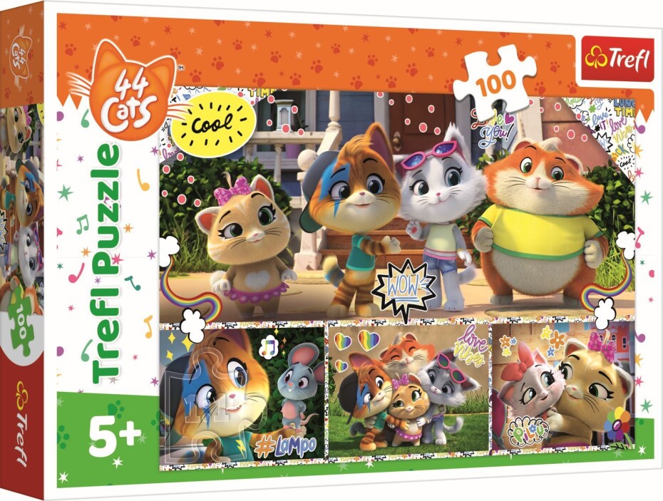 Trefl Puzzle 100 - Tým skvělých přátel - main (0)