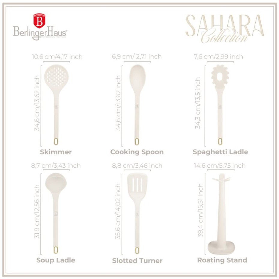 BERLINGERHAUS Kuchyňské náčiní sada 6 ks Sahara Collection BH-8619 - main (8)