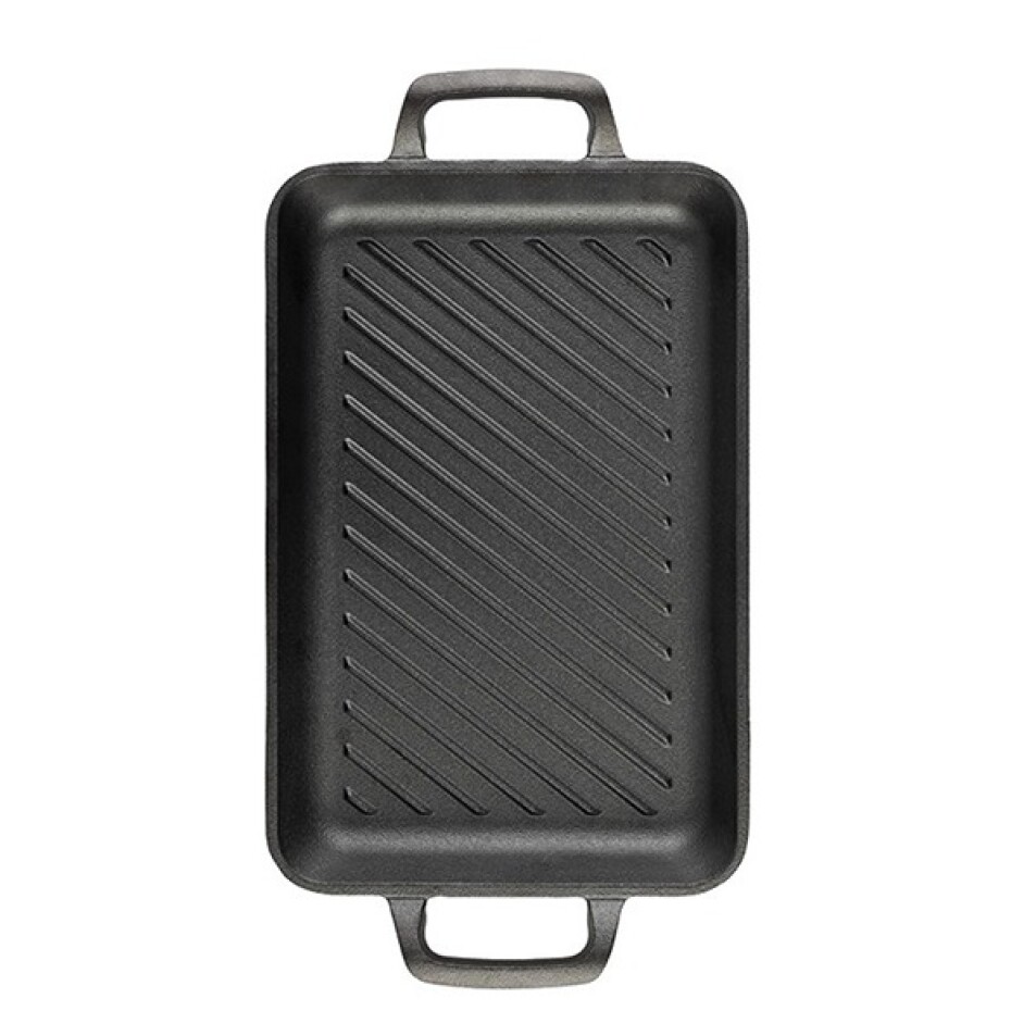 BERLINGERHAUS Grilovací deska litinová obdélníková 33*22*4,5 cm černá BH-6532 - main (3)