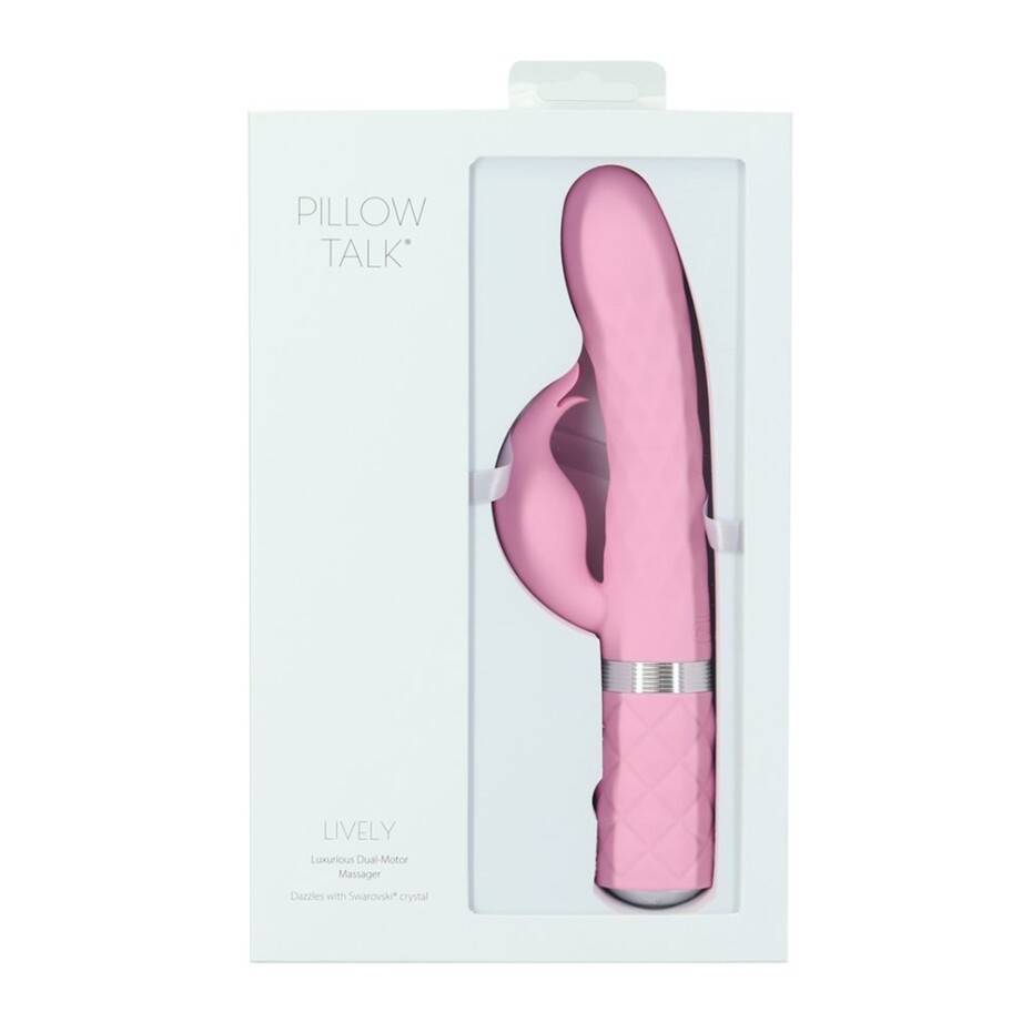Pillow Talk Lively Rabbit Vibrator Pink - main (7)