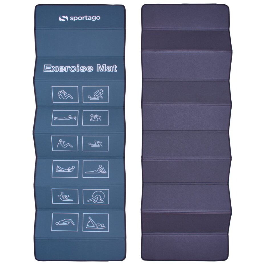 Sportago Tide skládací karimatka 180x60x0,7 cm Šedá - main (5)