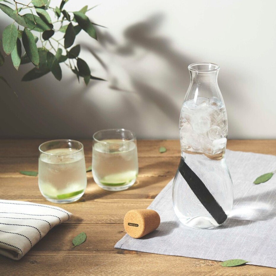 Karafa na vodu EAU GOOD 1,1 l, čirá, sklo, Black+Blum - main (1)