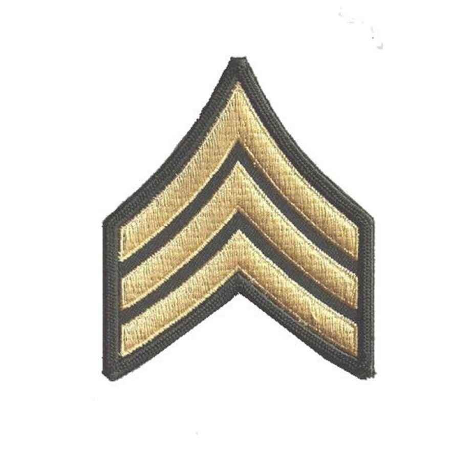 Nášivka: Hodnost US ARMY rukávová Sergeant olivová | žlutá - main (0)