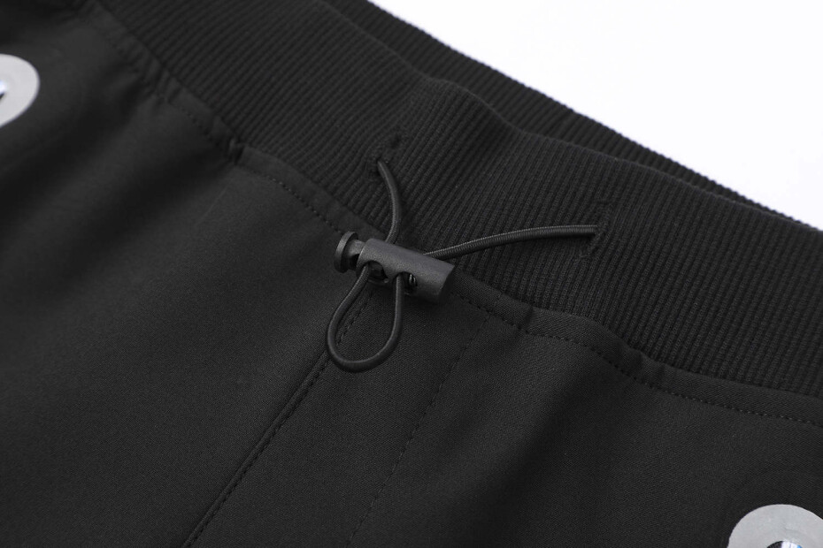Chlapecké softshellové kalhoty - KUGO HK5653, černá / tyrkysové zipy Barva: Černá, Velikost: 110 - main (4)
