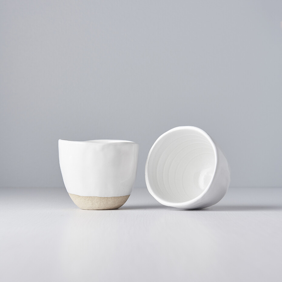 Hrnek TEA CUP 180 ml, s nepravidelným okrajem , bílá, MIJ - main (2)