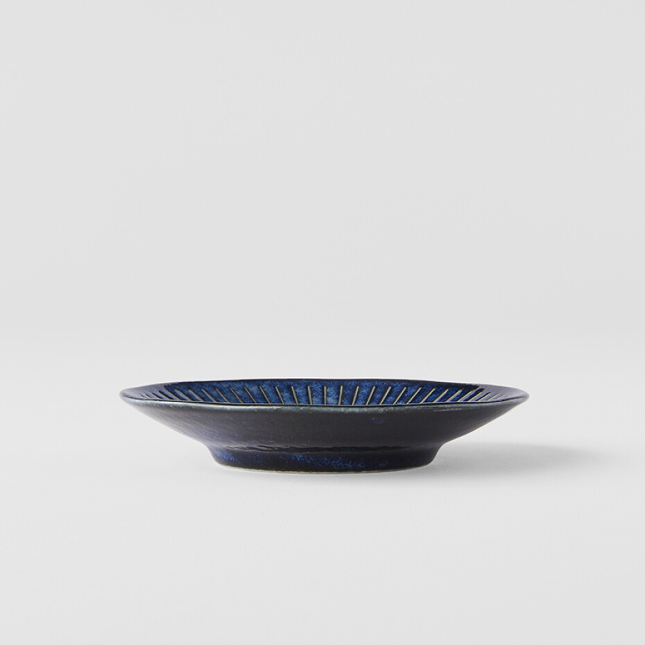Podšálek RIDGED INDIGO 12 cm, MIJ - main (3)