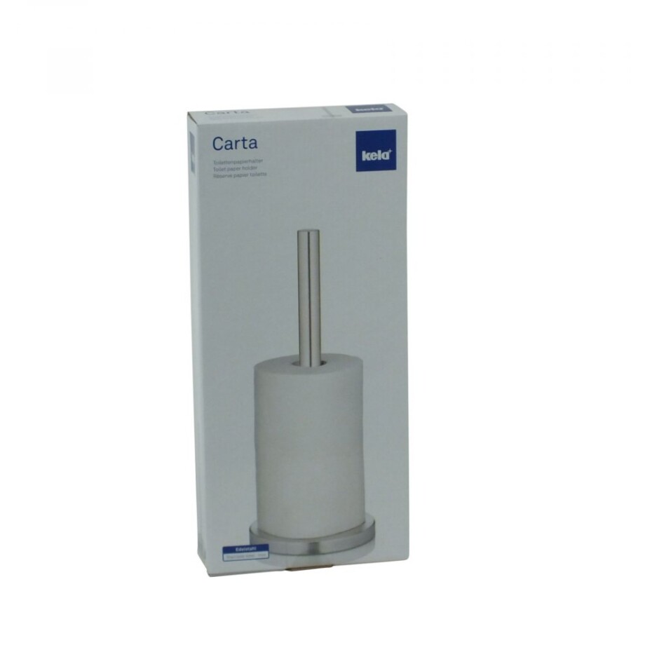 KELA Držák WC papíru CARTA nerez   pr. 15cm x v. 37cm KL-22827 - main (2)
