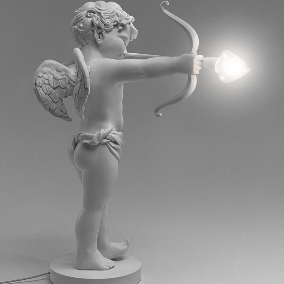 Stolní lampa CUPID 63 cm, bílá, pryskyřice, Seletti - main (2)