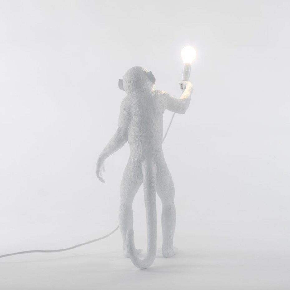 Stolní lampa MONKEY STANDING 54 cm, bílá, Seletti - main (5)