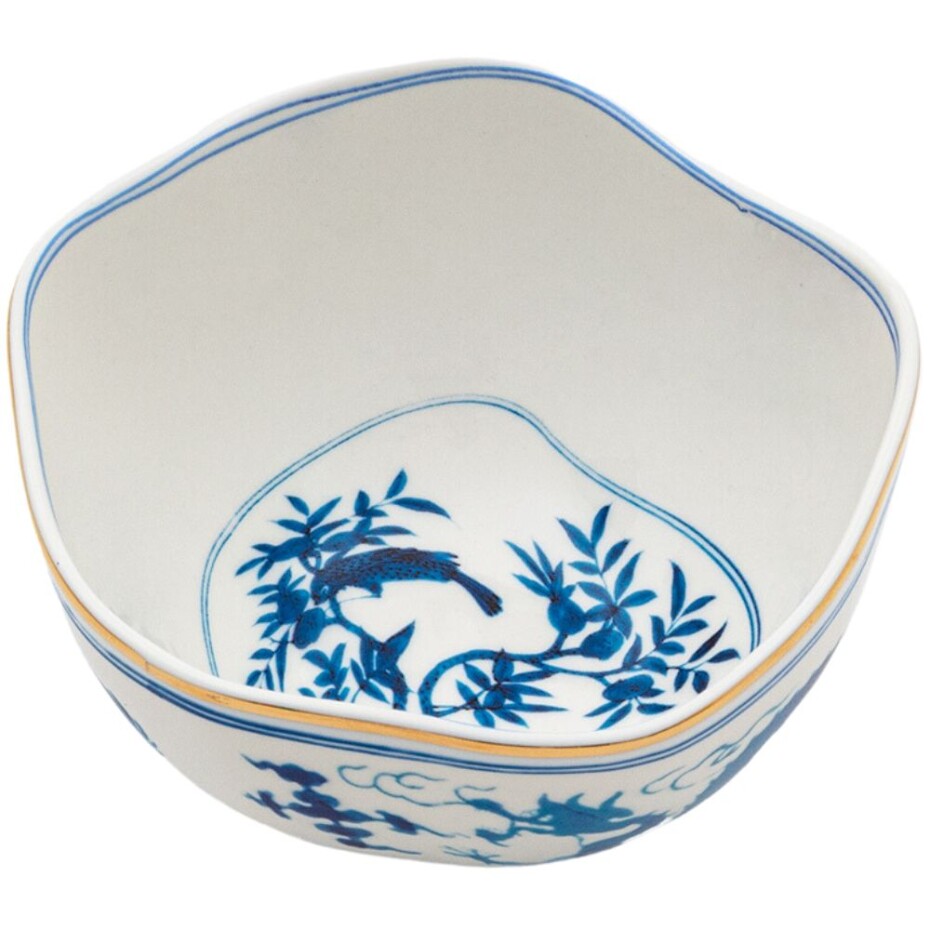 Jídelní miska DIESEL CLASSICS ON ACID DRAGON 16 cm, bílá/modrá, porcelán, Seletti - main (2)