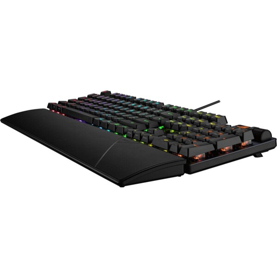 ASUS ROG Strix Scope II (ROG NX SNOW / PBT) herní klávesnice US černá - main (3)