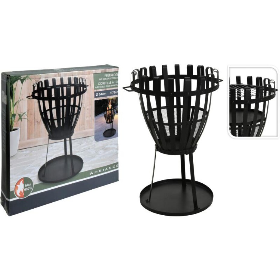 PROGARDEN Ohniště s grilem 54 x 72 cm KO-C83000500 - main (2)