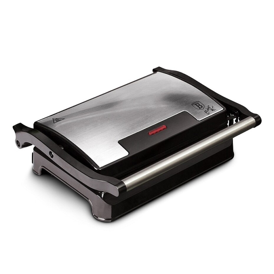 BERLINGERHAUS Kontaktní gril s nepřilnavým povrchem 700 W Black Silver Collection BH-9138 - main (0)