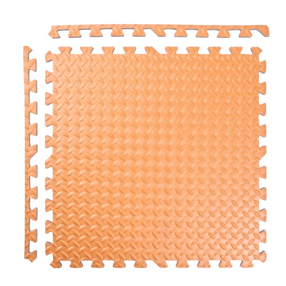 Puzzle podložka Sportago Easy-Lock 60x60x1,2 cm, 4 ks, oranžová - main (4)