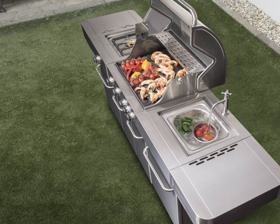 G21 Plynový gril G21 Arizona, BBQ kuchyně Premium Line 6 hořáků + zdarma redukční ventil G21-6390330 - main (12)