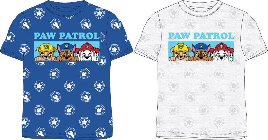 Paw Patrol - Tlapková patrola -Licence Chlapecké tričko - Paw Patrol 52022262, šedý melír Barva: Šedá, Velikost: 122 - main (0)