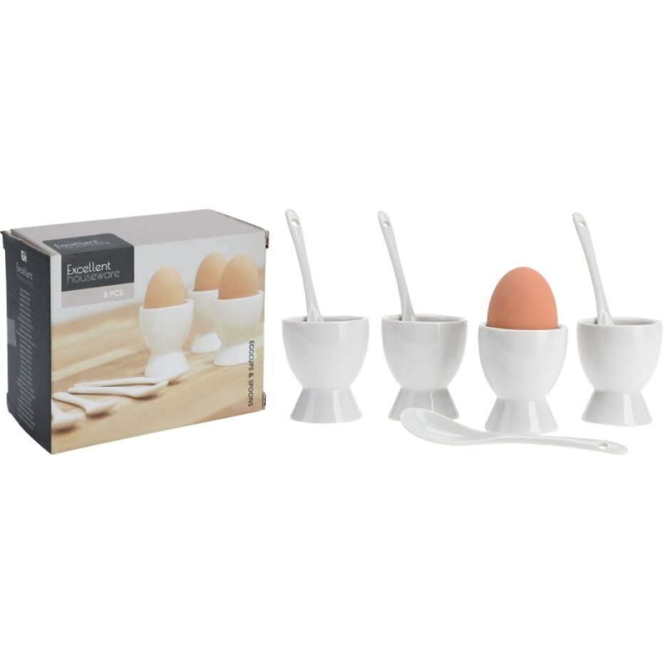 EXCELLENT Sada servírovací na vejce 8 ks porcelánová KO-795800030 - main (1)