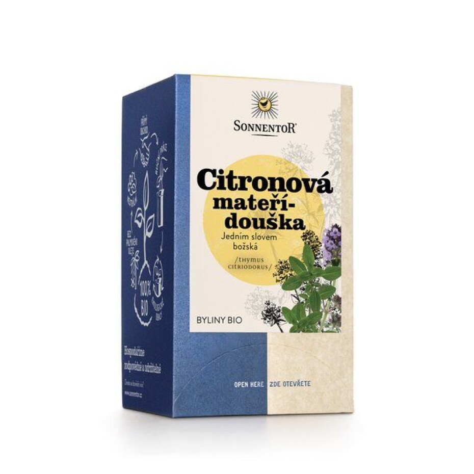 Sonnentor Citronová mateřídouška bio  18 g - main (0)