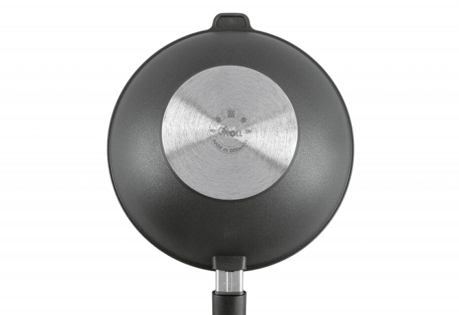 Wok na indukci TITANIUM NOWO 30 cm, s odnímatelnou rukojetí, titan, WOLL - main (1)