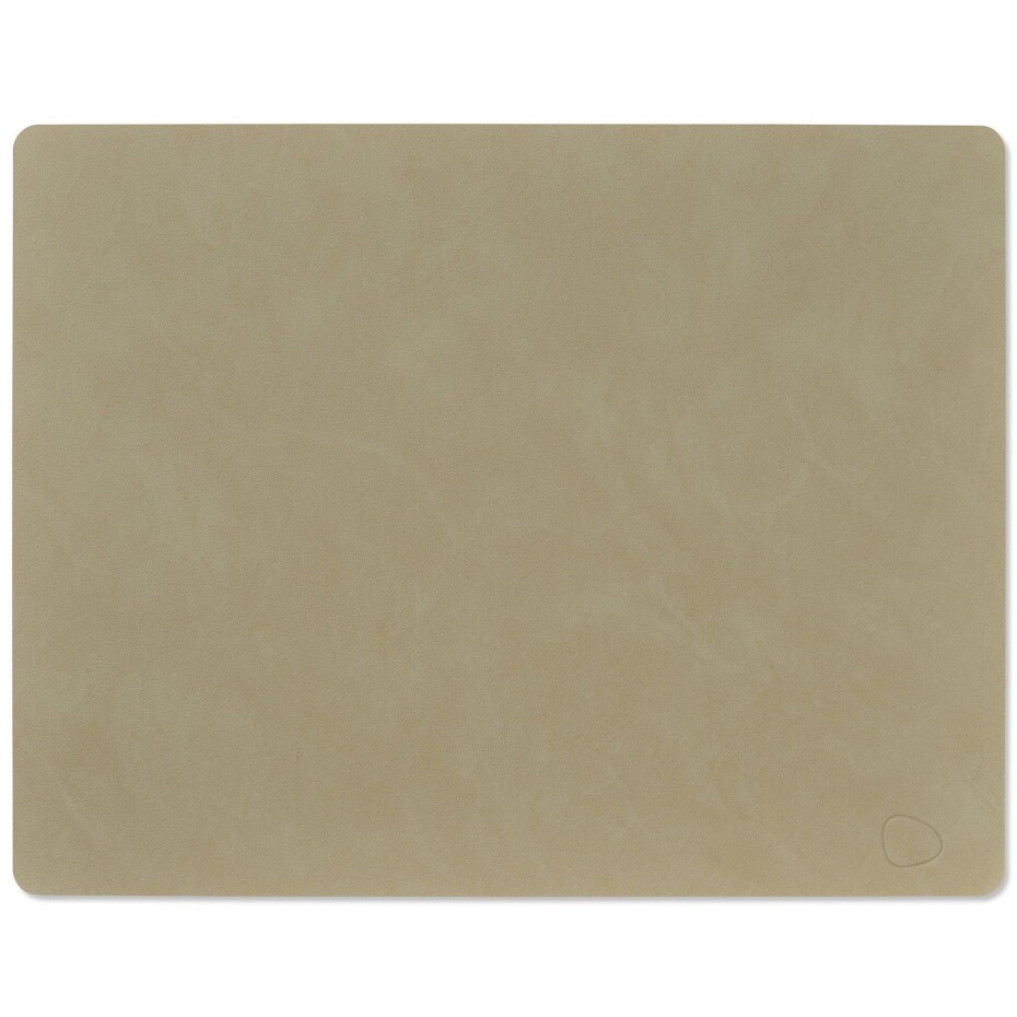 Prostírání SQUARE NUPO 35 x 45 cm, bylinný prach, kůže, LIND DNA - main (0)