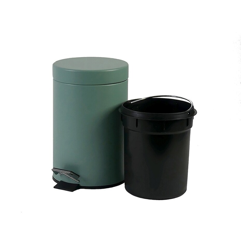 KELA Kosmetický koš MONACO kov zelená 3l KL-24287 - main (10)