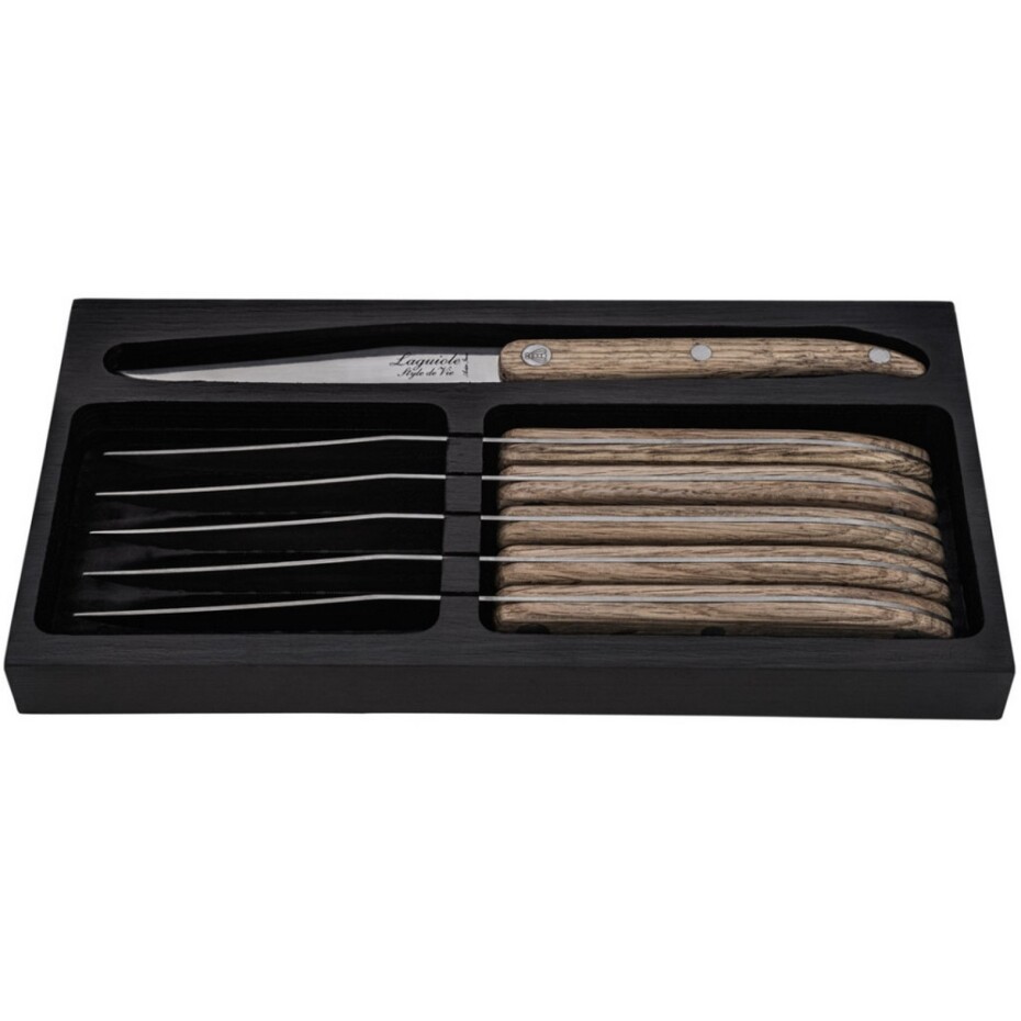 Steakový nůž INNOVATION, sada 6 ks, dub, Laguiole - main (0)