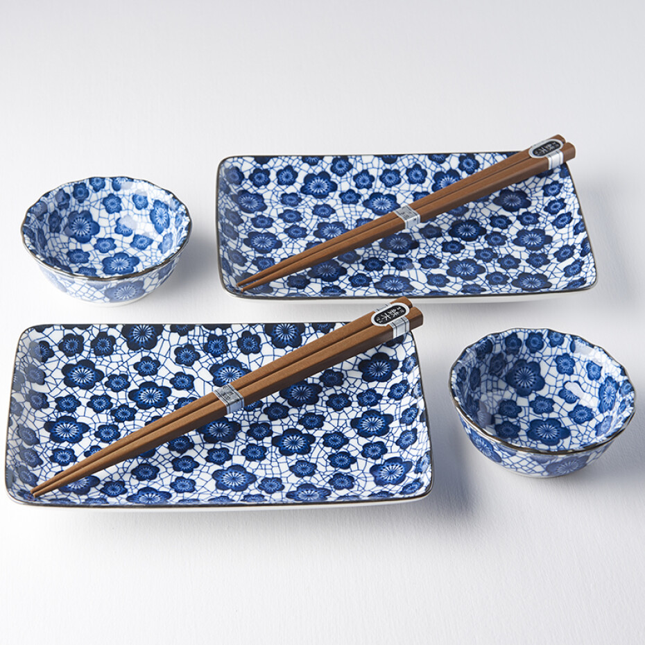 Sada na sushi BLUE PLUM DESIGN, sada 6 ks, MIJ - main (2)